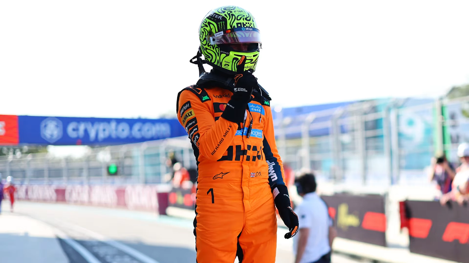 Lando Norris McLaren pole position Sprint Qualifying GP Miami 2026