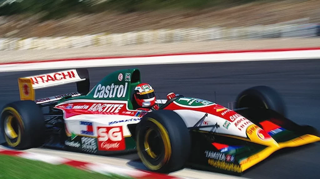 Alex Zanardi sulla Jordan del 1991 in F1